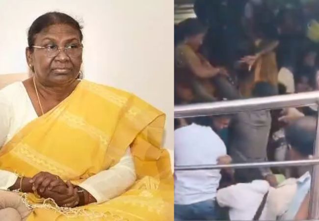 Shocked by loss of lives in temple stampede in Andhra Pradesh: Murmu